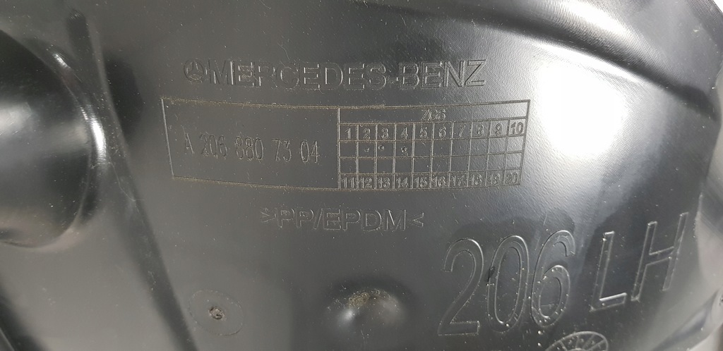 фото №5, Mercedes c klasa w206 подкрылок левый перед a2068840300