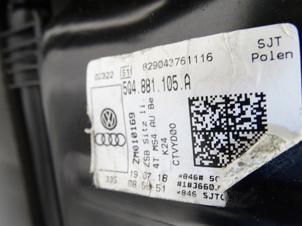 фото №11, Сиденье левый перед передний seat leon iii 5f 5q4881105a