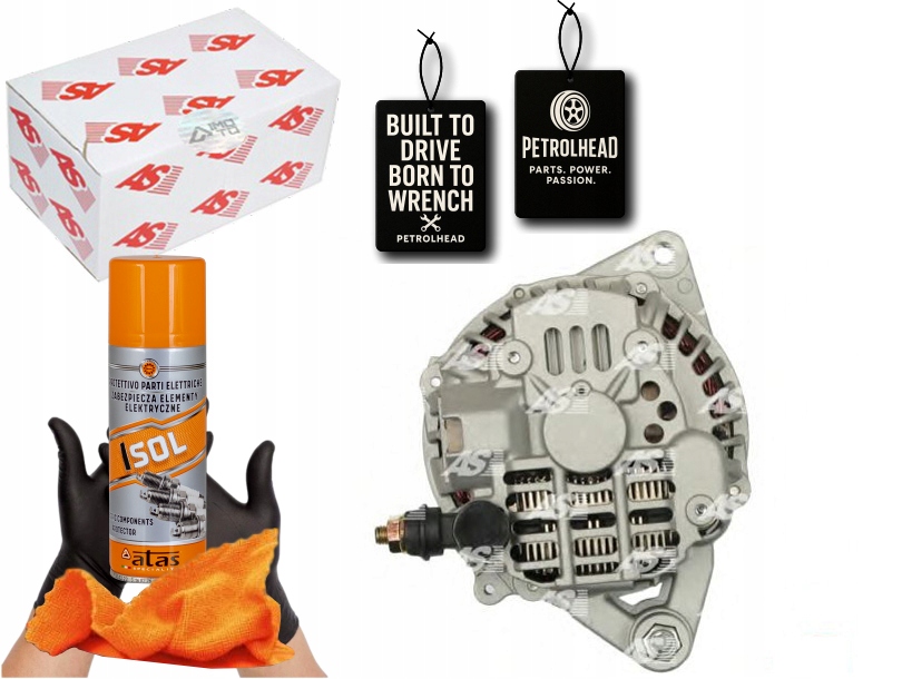 Купить Генератор mazda 3 1.6 04- 110a as-pl #petrolhead pro+ kit4