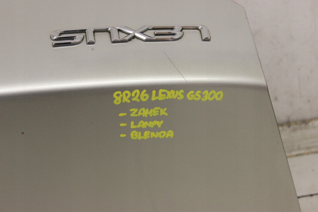 фото №8, Кришка багажника задня задня sedan багажника lexus gs ii 1997r-