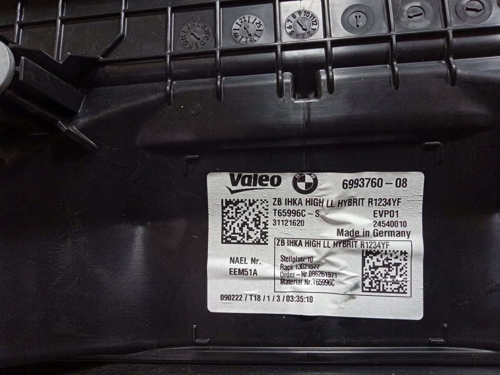 фото №8, Bmw i4 g26 обігрівач випарник корпус повітродувка комплект eu 6993760