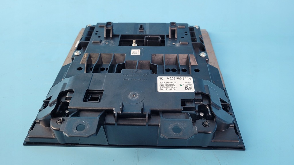 фото №12, Mercedes w206 екран дисплей панель керування кондиціонера a2069006414