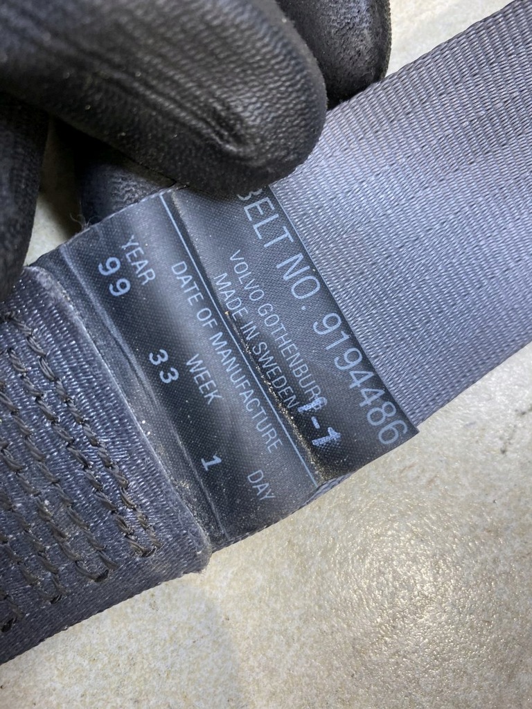 фото №7, Pas безопасности правый задняя volvo s80 i 9194486