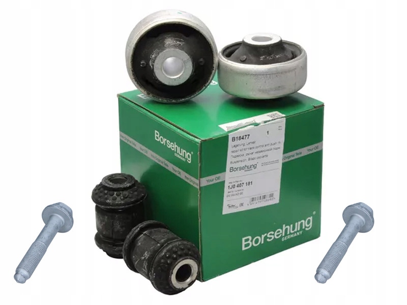 фото №1, 4 x втулки рычага перед + болты vw golf 4 bora