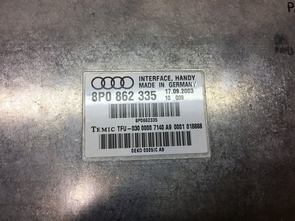 фото №3, Модуль bluetooth audi a4 b6 8p0862335