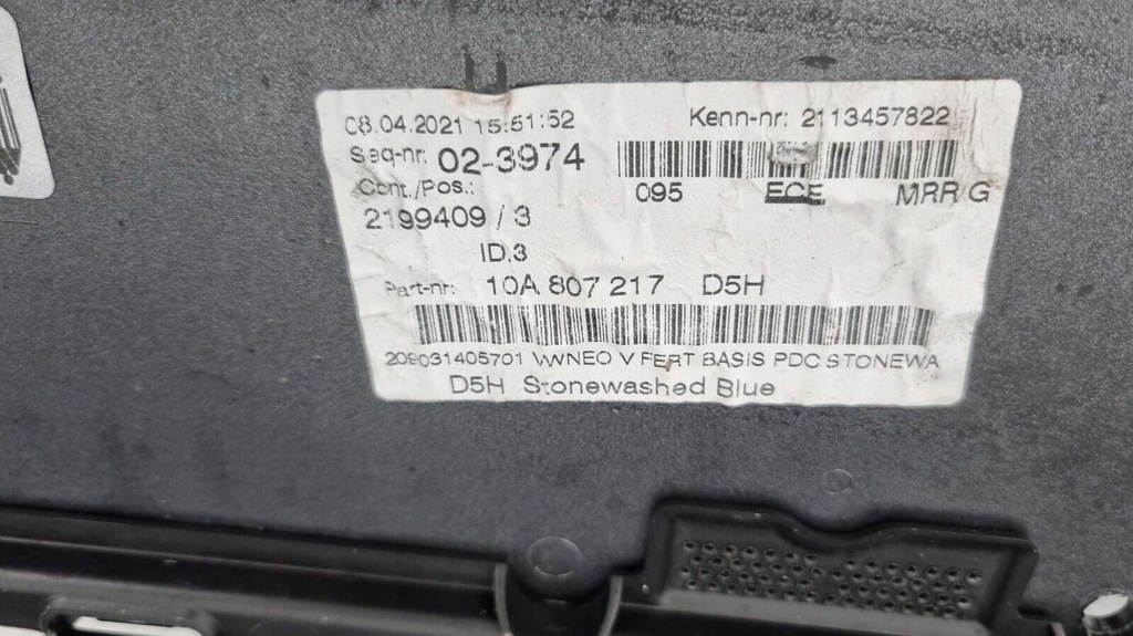 фото №15, Vw id.3 id 3 2019- бампер передній перед 10a807221