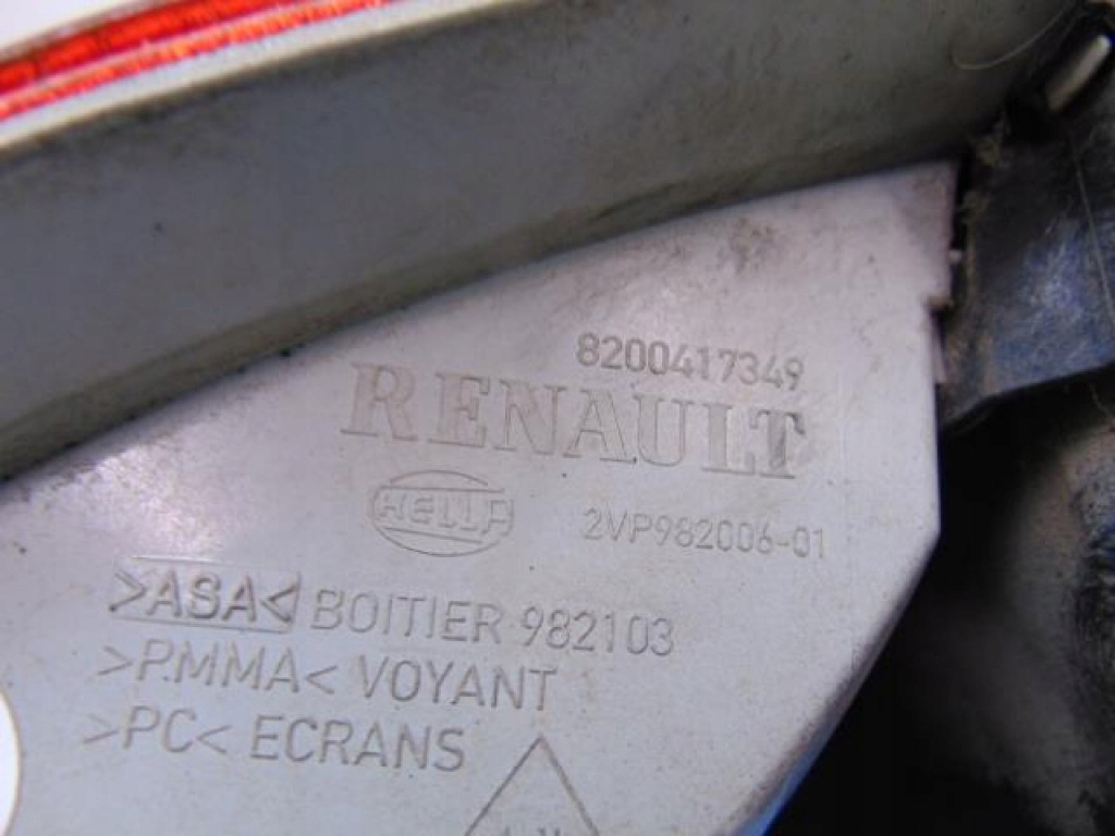 фото №11, Renault megane ii kombi лампа задняя левая