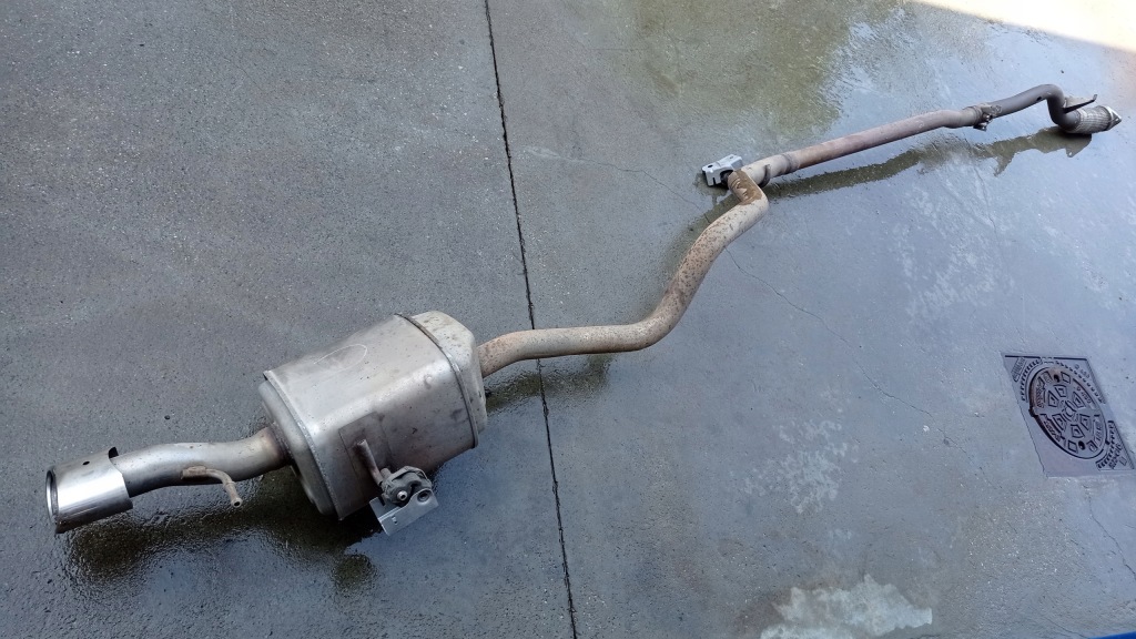 фото №2, Renault megane iv 1.6 труба выхлопная гаситель 201004496r