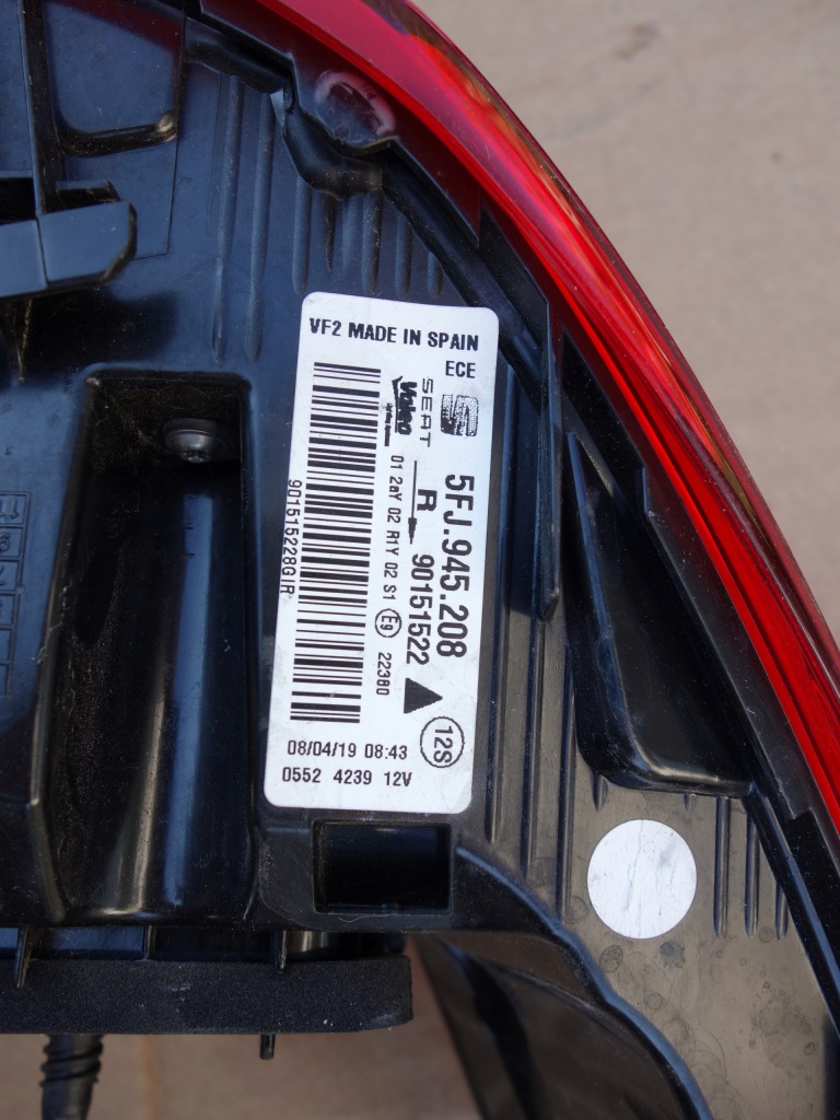 фото №4, Лампа seat tarraco led правый задняя 5f1945208