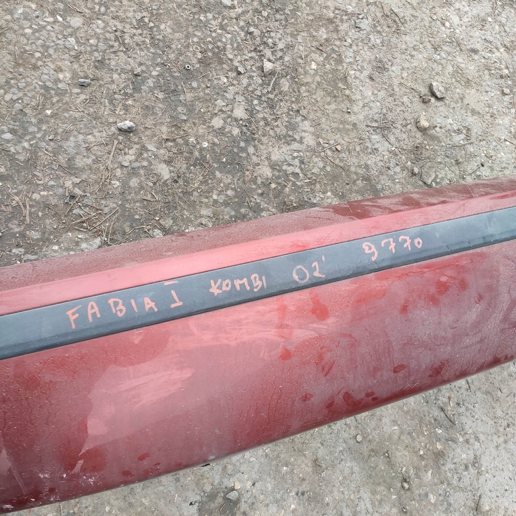 фото №5, Бампер задняя задний skoda fabia i kombi 9770