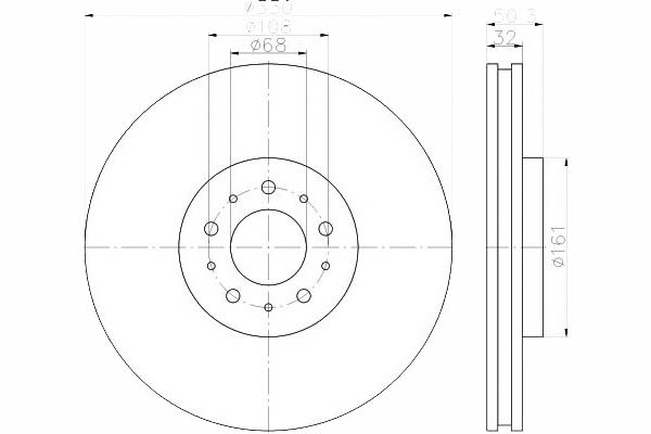 фото №1, Textar тормозные диски тормозные 2szt. volvo s60 i v70 ii t