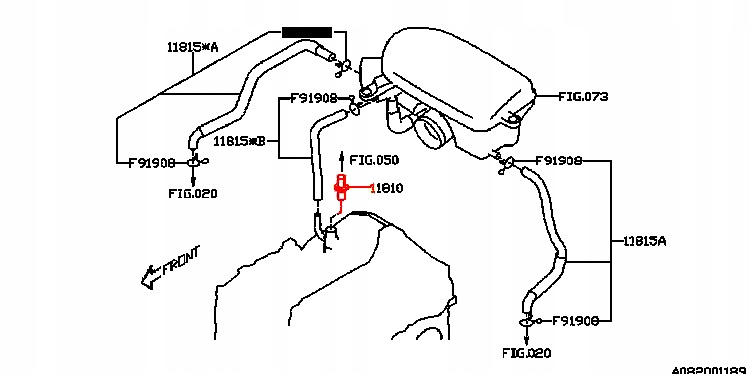 фото №10, Клапан pcv двигатели ej204 ej154 impreza forester legacy 07-10 h6 legacy tribe