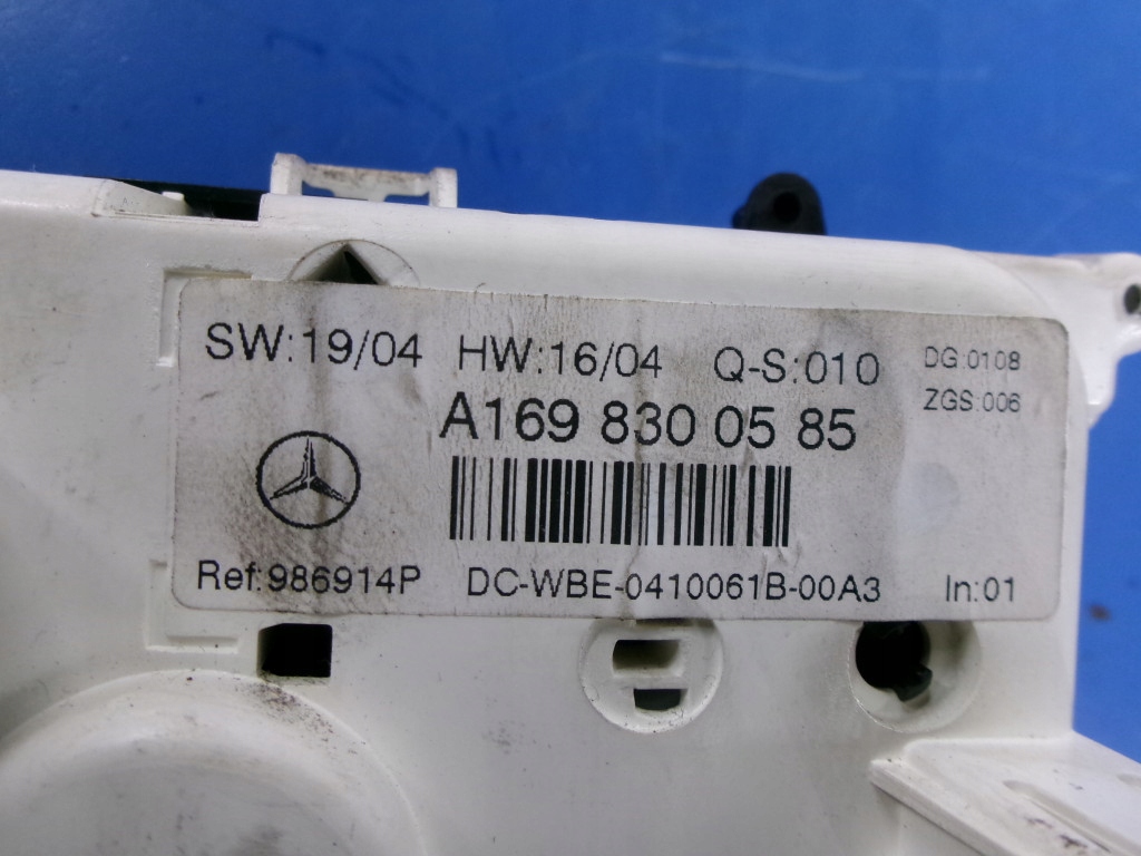 фото №7, Mercedes a klasa w169 перемикачі панель+ троси обдув a1698300585