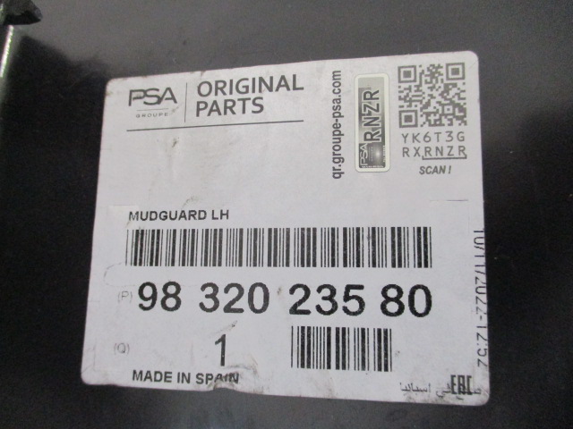 Купить Peugeot 2008 ii подкрылок левая задние новая  оригинальные 9832023580