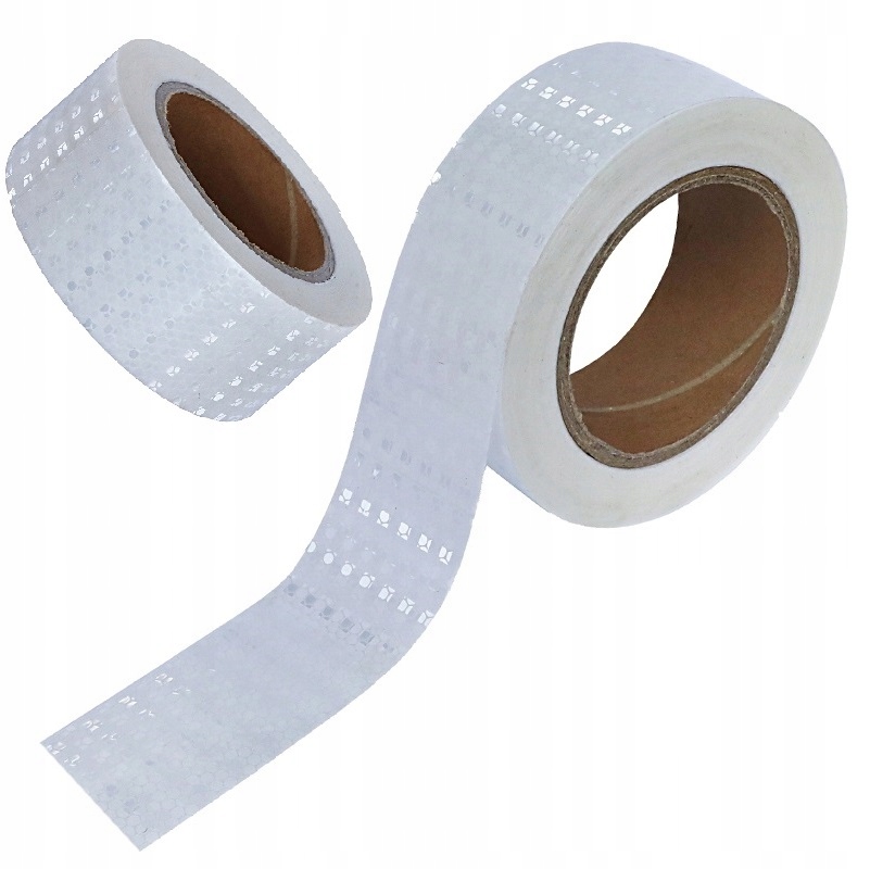 фото №1, Стрічка відбиваюча samoprzylepna konturowa білий 45m