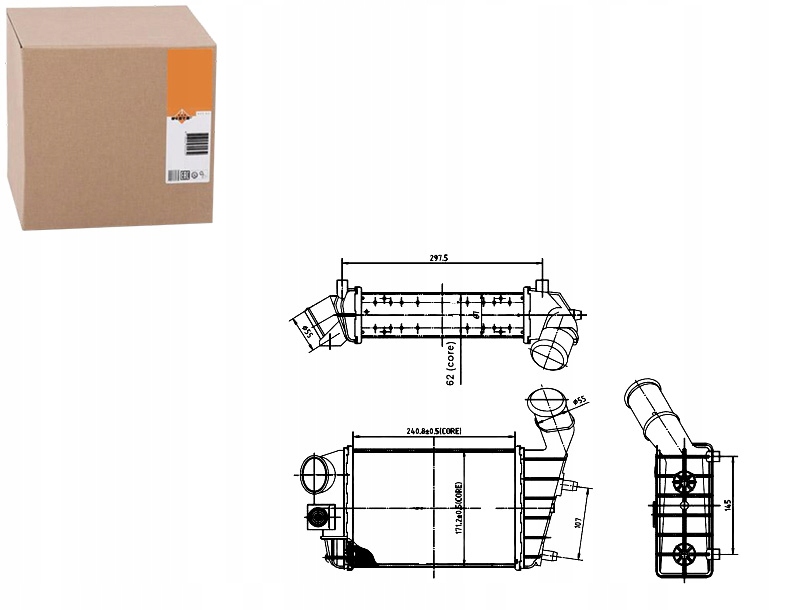 Купить Nrf интеркулер alfa romeo 147 1.9 jtd 937axd1a