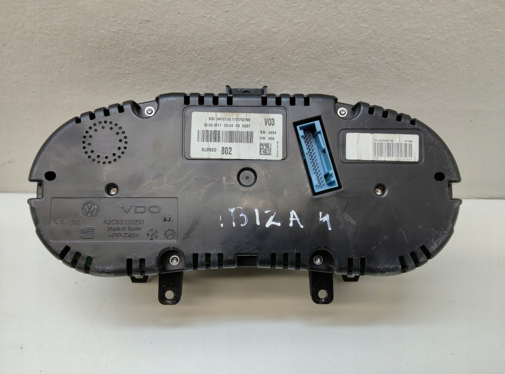 фото №9, Seat ibiza iv 6j 1.2 набір стартовий замок запалювання бортовий комп'ютер