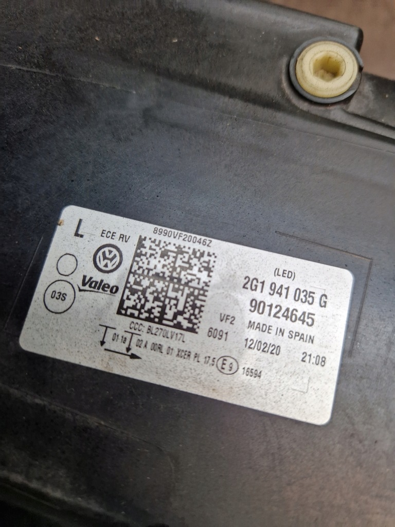 фото №13, Vw polo vi gti лампа перед левая full led