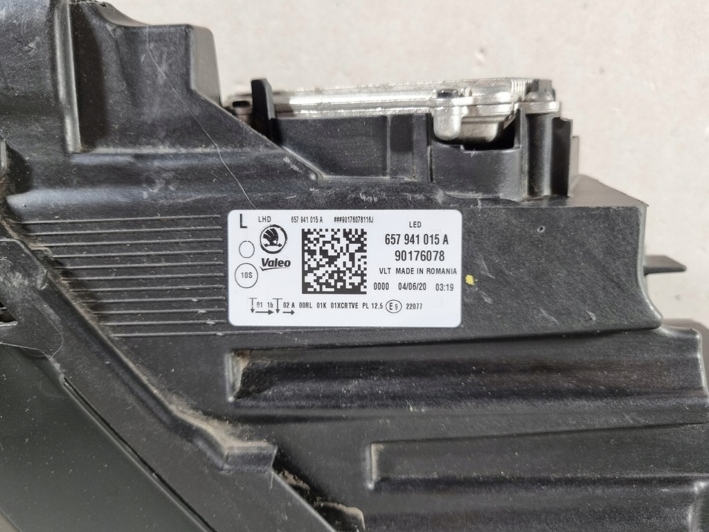 фото №12, Skoda scala full led фара левая лампа перед eu