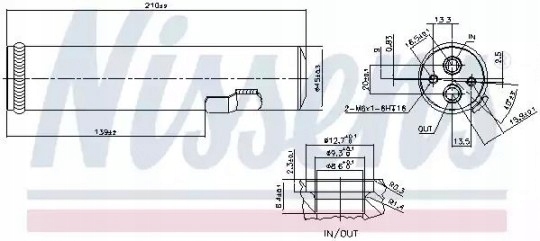 фото №2, Осушитель кондиционера nissens 95601