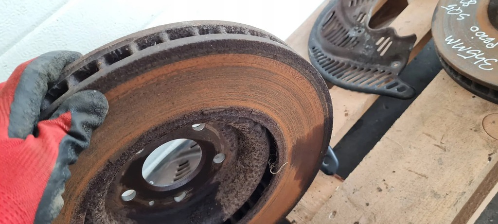 фото №11, Sq5 q5 80a супорт супорти гальмівні диски перед передні 3.0 tfsi 350mm a4 s4 b9 a5