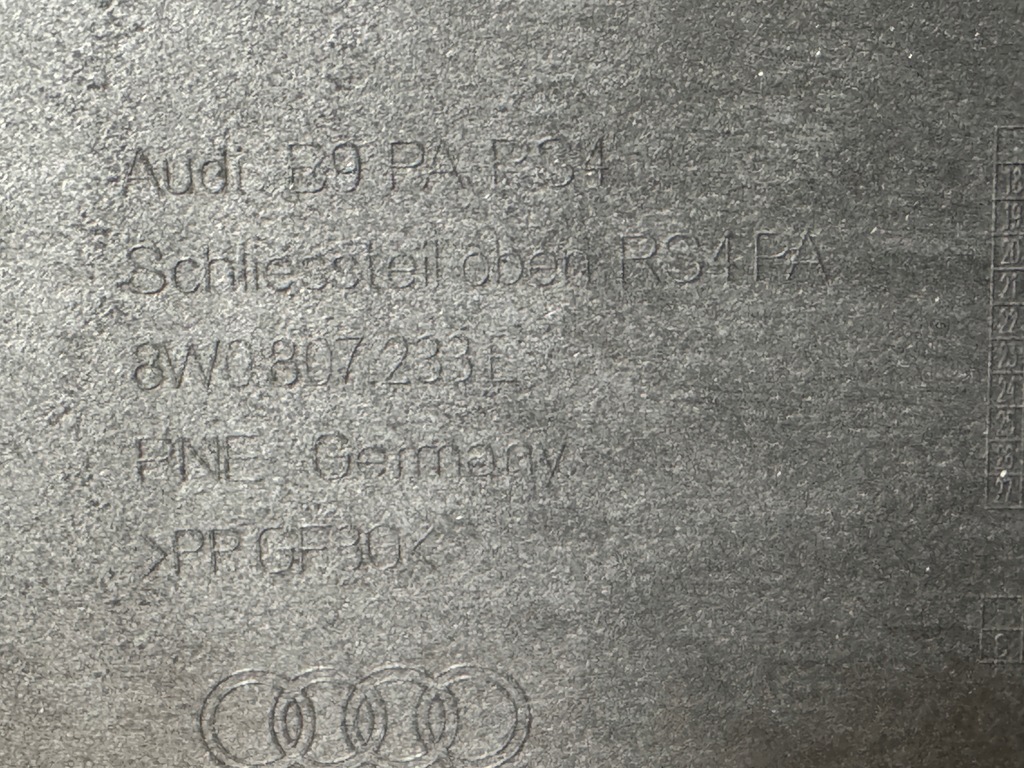 фото №13, Audi rs4 b9 8w lift 2023 бампер перед 6xpdc камера 8w0807065bk ly7c 0km