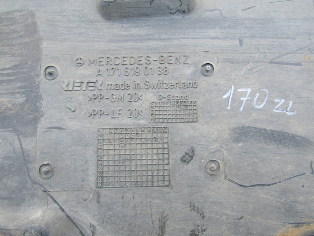 фото №3, Захист pod накладка поріг ліва mercedes slk r171 w171 1716190138