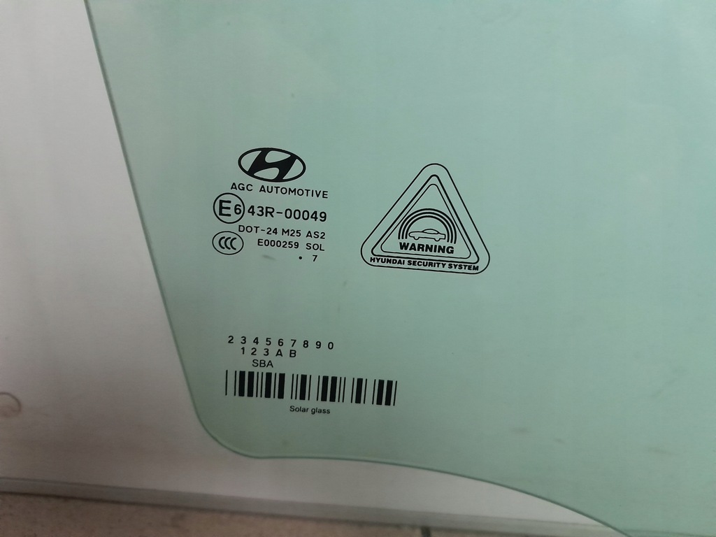 фото №2, Hyundai tucson ii iii 2017 скло двері перед права as2