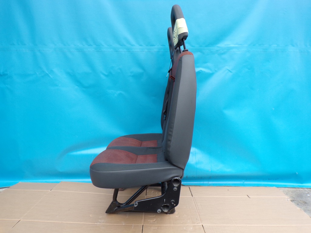 фото №8, Ducato 2006- сиденье двойной заднее сиденье пассажира правый ze stolikiem rudy