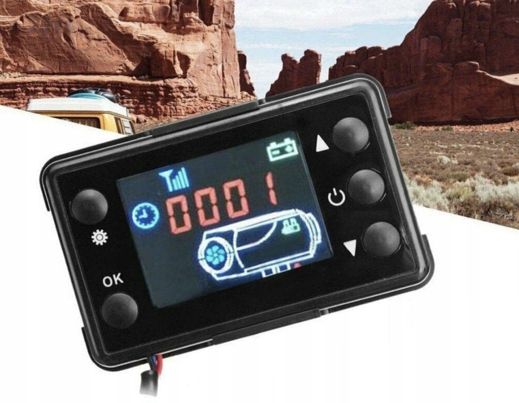 фото №8, Блок керування обігріву транспортного засобу контролер monitora lcd 12v/24v webasto