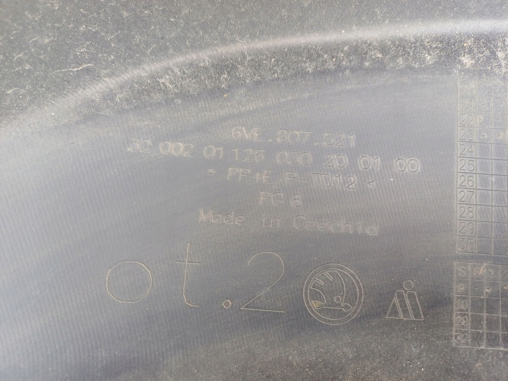 фото №8, Skoda fabia 4 iv бампер задняя 6ve807521