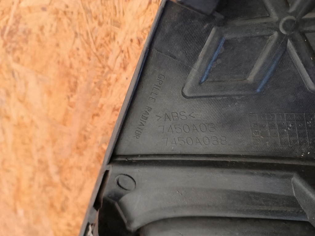 фото №8, Решітка решітка радіатора решітка радіатора бампера перед 7450a037 mitsubishi outlander ii 2006-