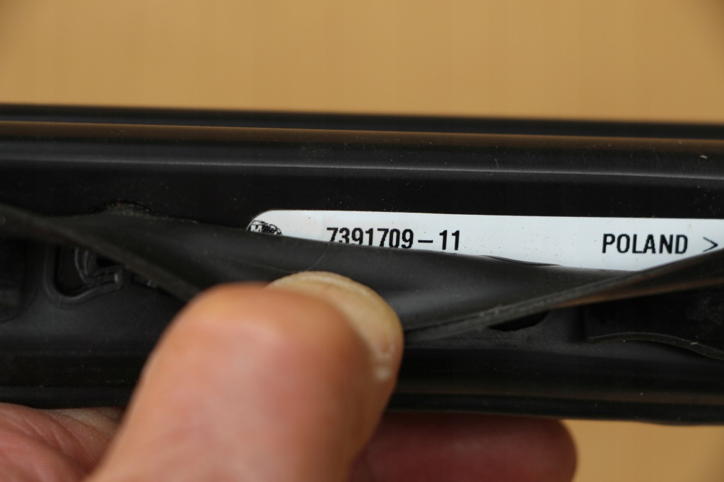 Bmw 5 g31 рейлинг комплект рейлинги кровельные чёрные матовый + уплотнители оригинал Оригинал