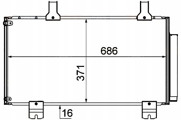фото №1, Hella конденсатор радіатор кондиціонера []