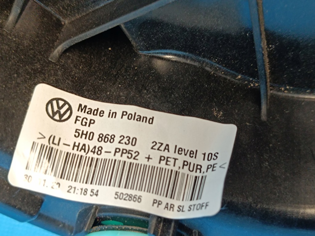 фото №12, Vw golf viii variant 1.5 e-tsi 2021r механизм стекло правый перед 5h0837402f