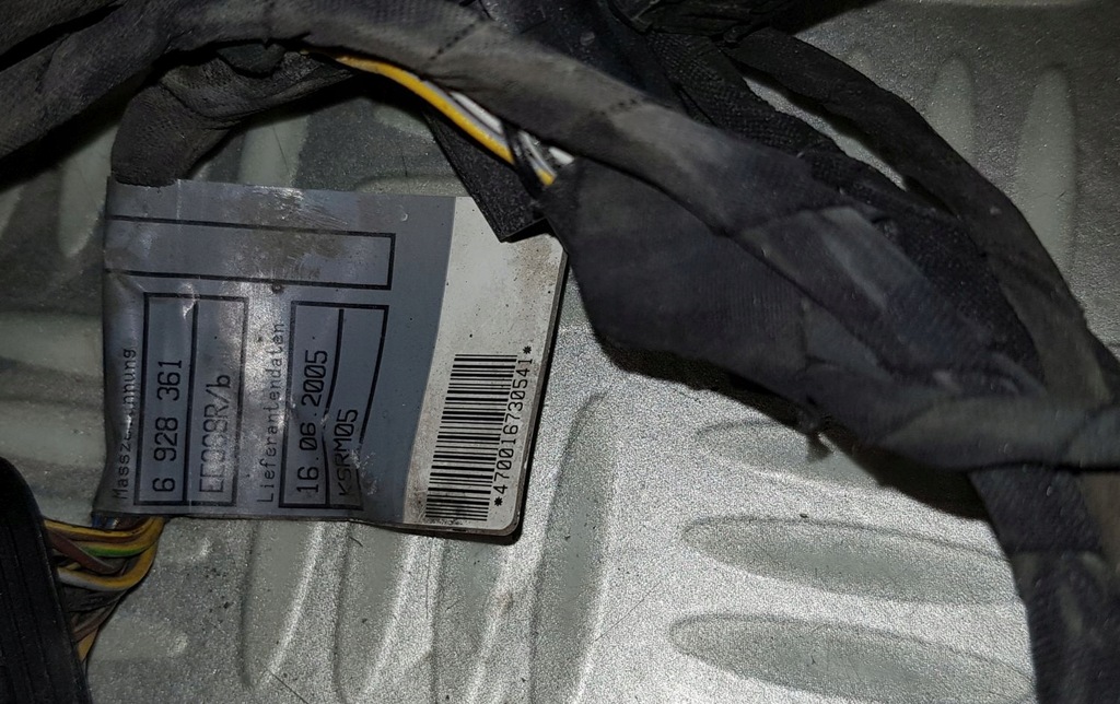 фото №13, Bmw 5 e60 e61 03-06r джгут датчиків pdc бампера перед 6928362 + штекер