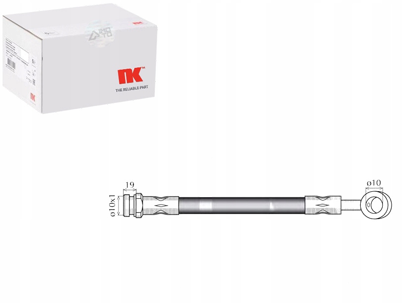 фото №1, Nk853406 шланг ham. elast. hyundai перед atos 98