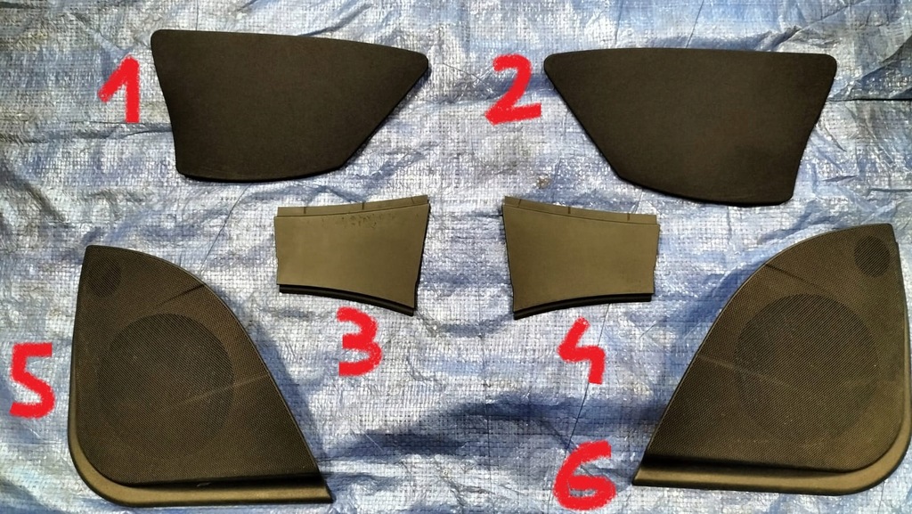 фото №1, Заглушка защита динамика обивка обшивка дверь задняя mercedes cls w219 c219