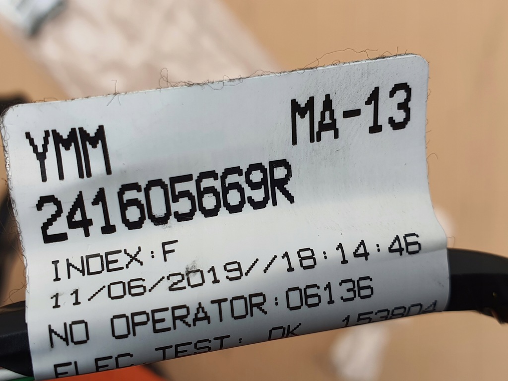 фото №5, Джгут стельовий 241605669r renault megane iv