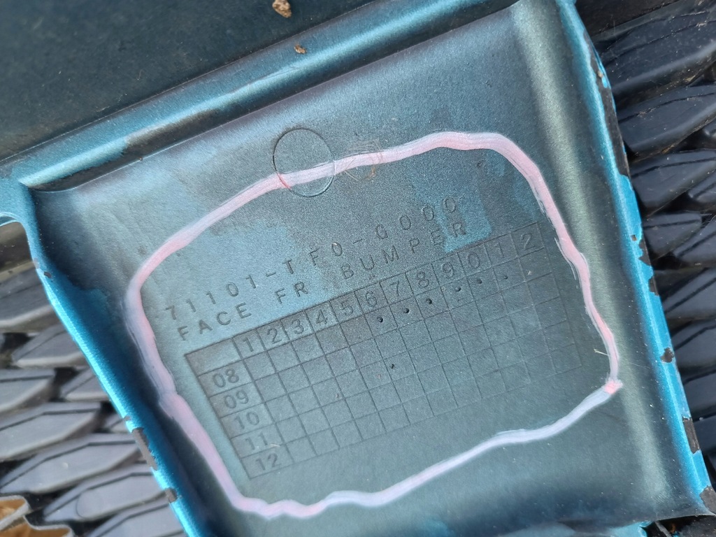 фото №13, Бампер перед передний оригинал 71101-tf0-g000 honda jazz iii 3 2008-