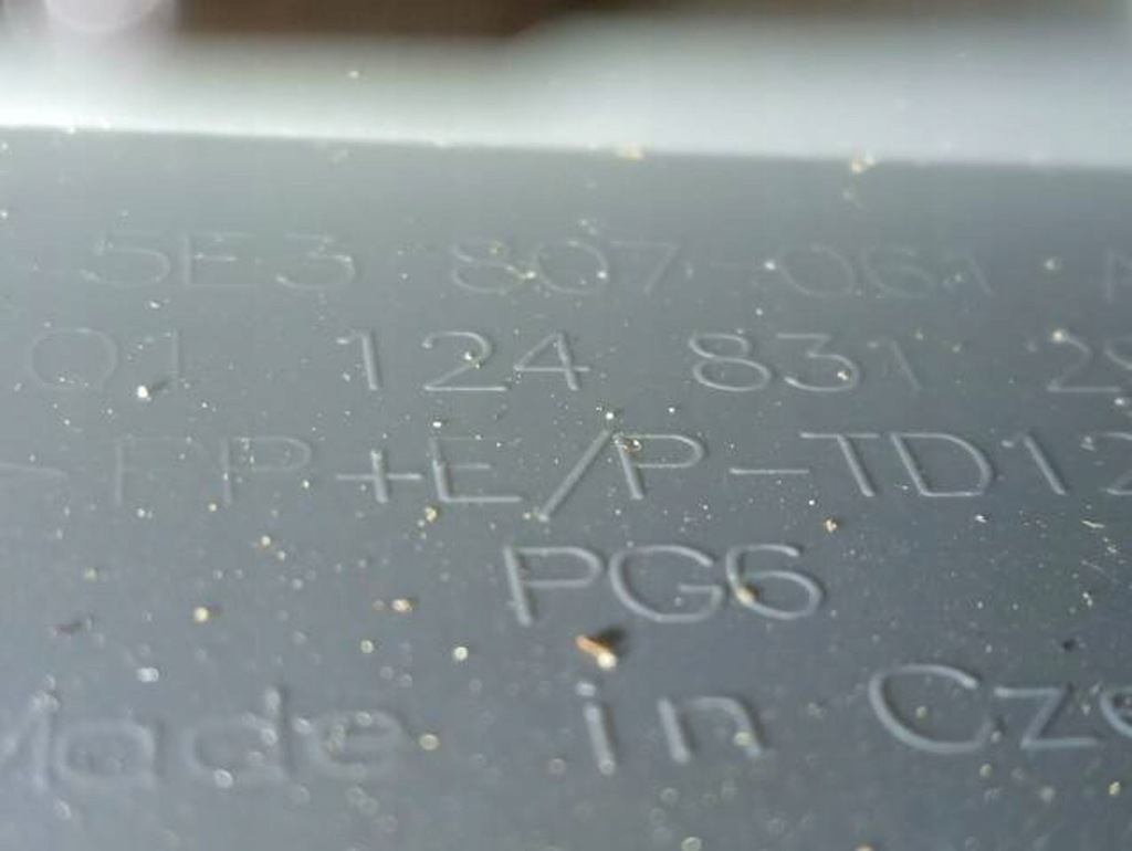 фото №10, M28 skoda octavia iv rs mk4 спойлер бампера передний перед 5e3807061a