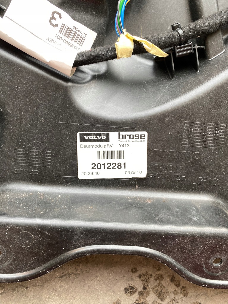 фото №7, Volvo xc60 механізм підйомник скло правий перед