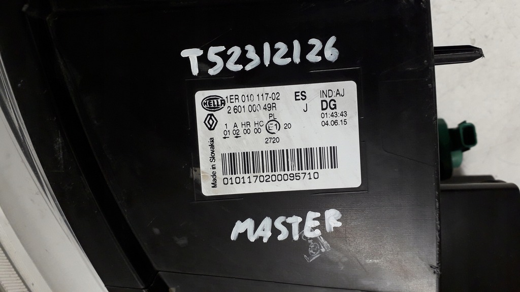 фото №13, Master iii movano b 2010- лампа правая передняя