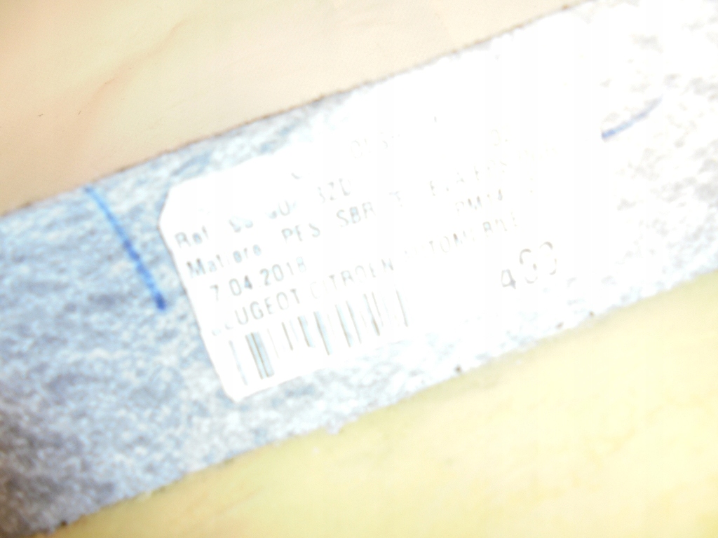 фото №5, Коврик обшивка багажника колеса peugeot 3008 2 ii 19r.