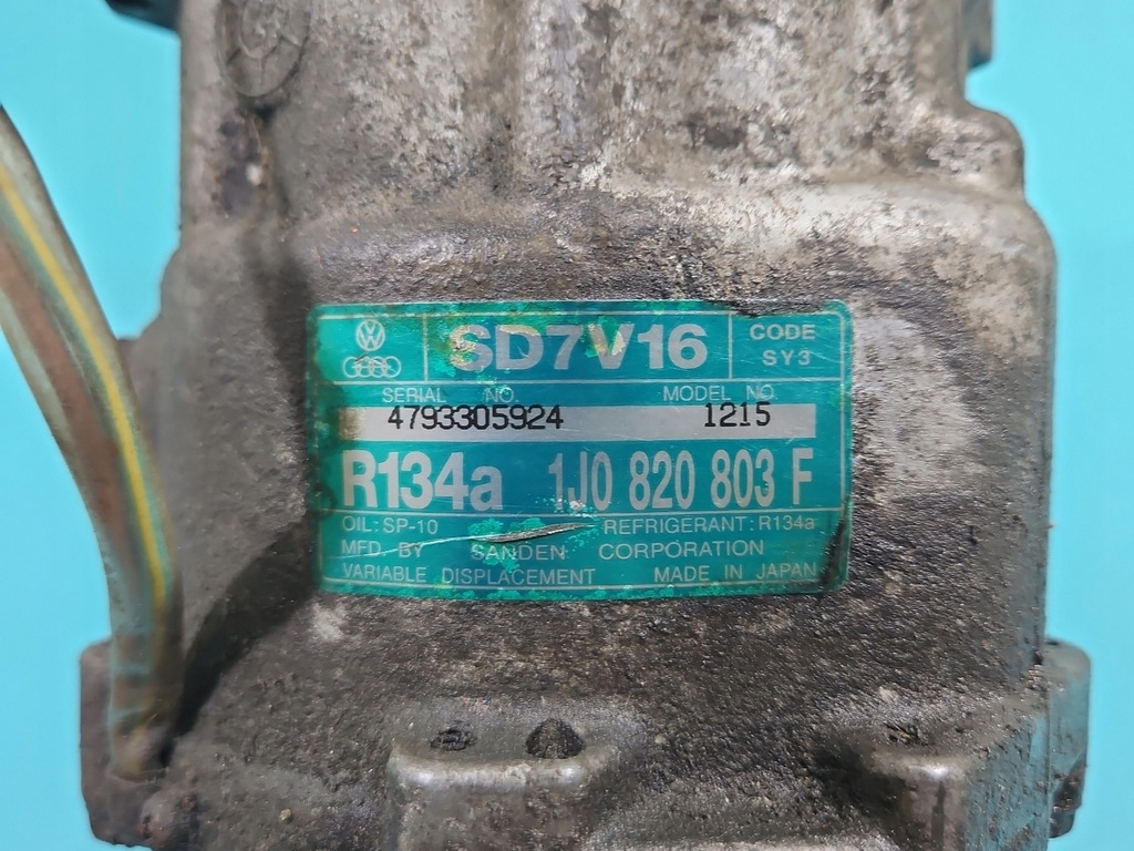 фото №8, Компрессор кондиционера компрессор vw new beetle 98- 1j0820803f