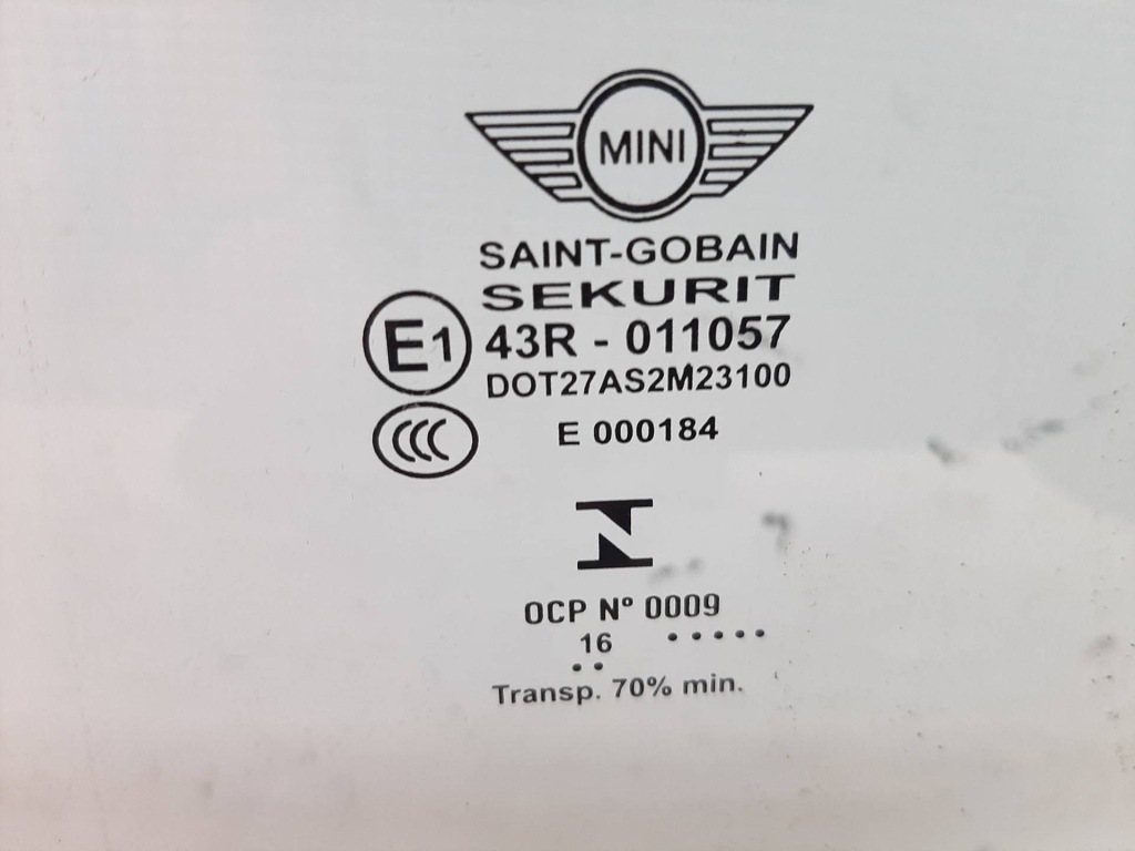 фото №2, Стекло дверь задняя левая mini f54 clubman 2016 rok