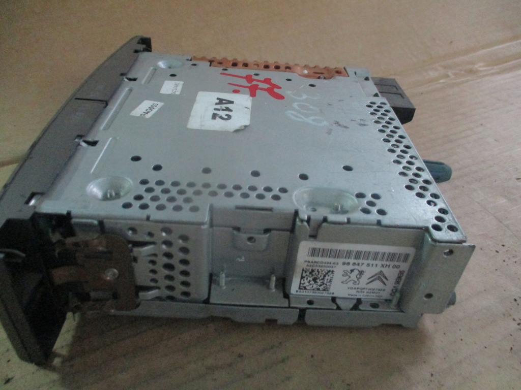 фото №3, Радіо радіопрогравач mp3 peugeot 308 t7 96647511xh