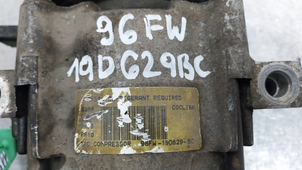 фото №5, Компресор кондиціонера 96fw-19d629-bc fiesta mk4 mk5 puma mk1 1.25 1.4 1.6b