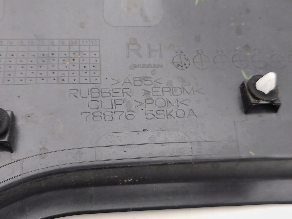 фото №15, 2018 nissan leaf ii ze1 молдинг стекло боковой 788765sk0a