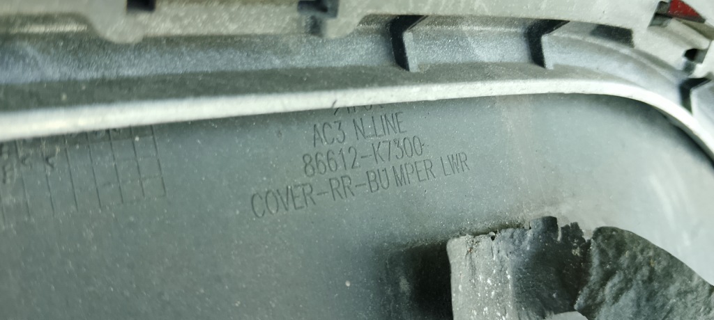 фото №13, Бампер задняя задний hyundai i10 iii 3 19-23rok n-line 86611-k7000 86612-k7300